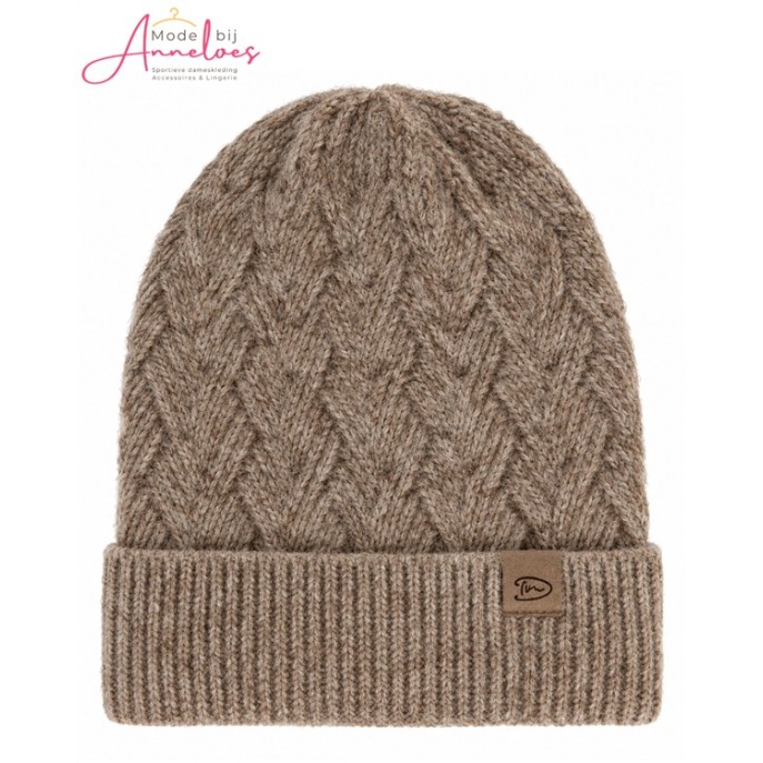Muts gebreid - Taupe